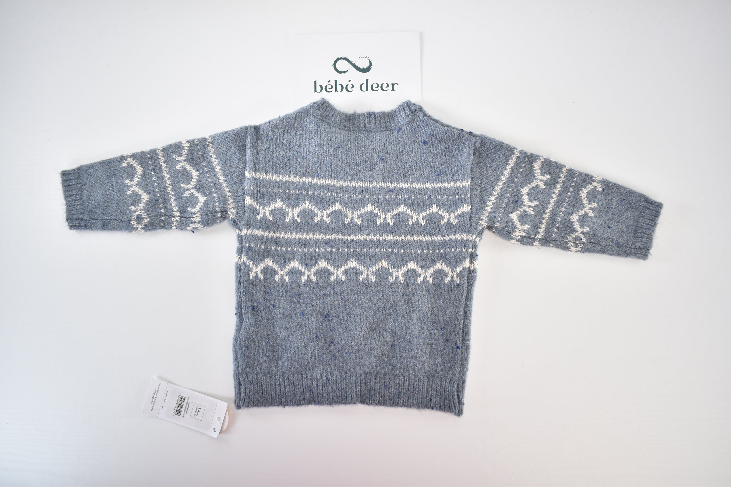 Grey knitted jumper new with tags