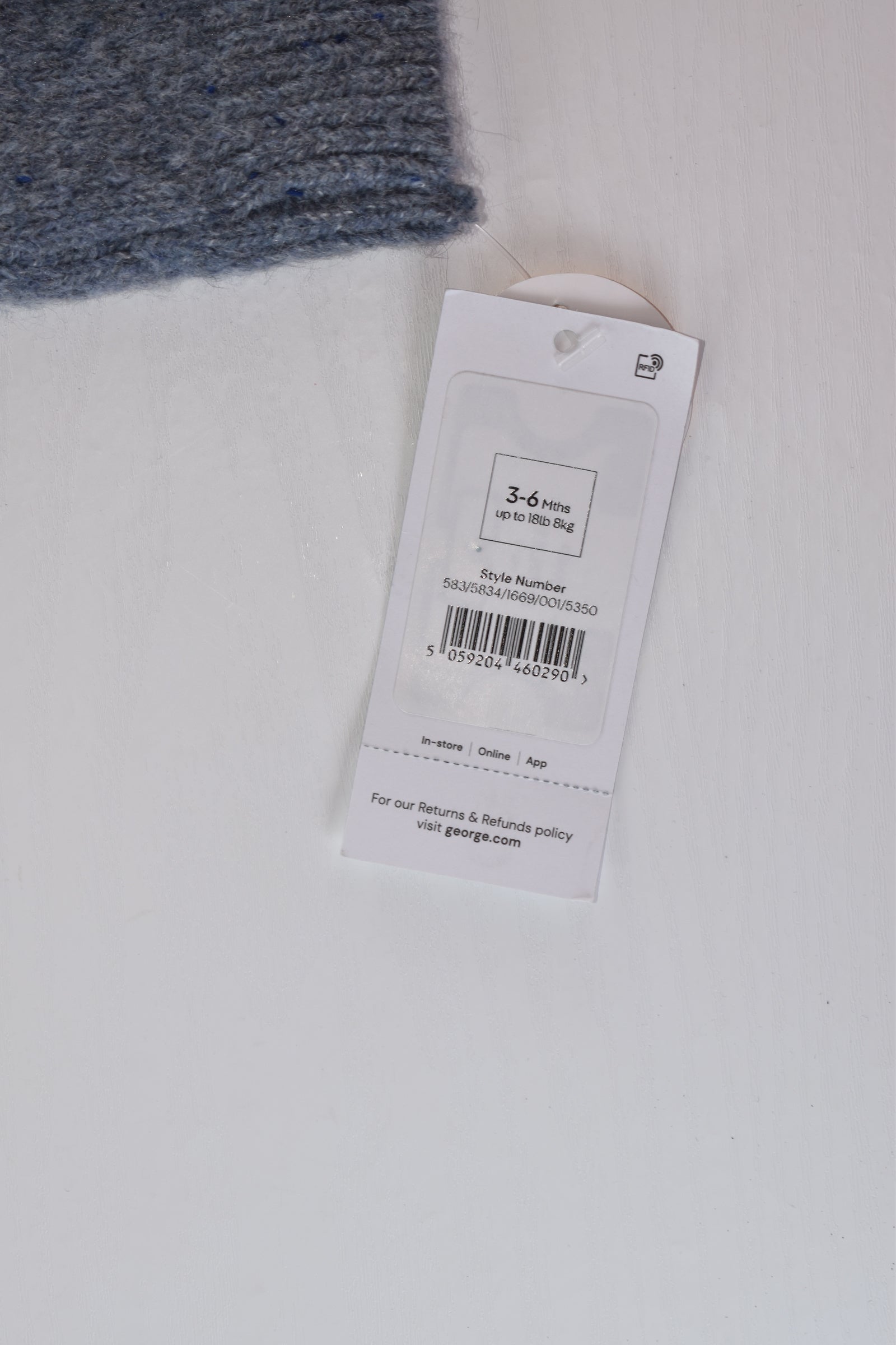 Grey knitted jumper new with tags
