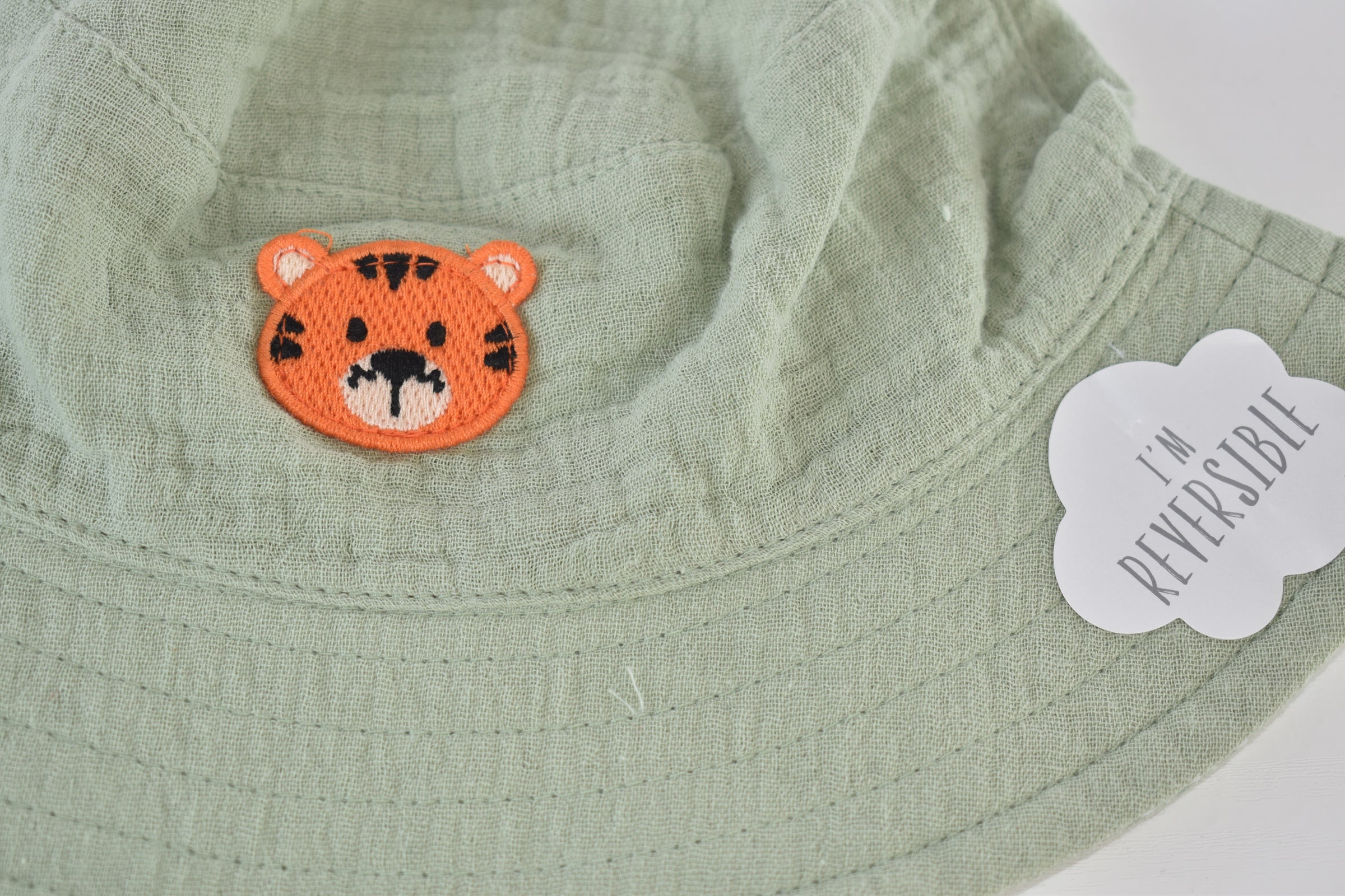 Reversible tiger sun hat