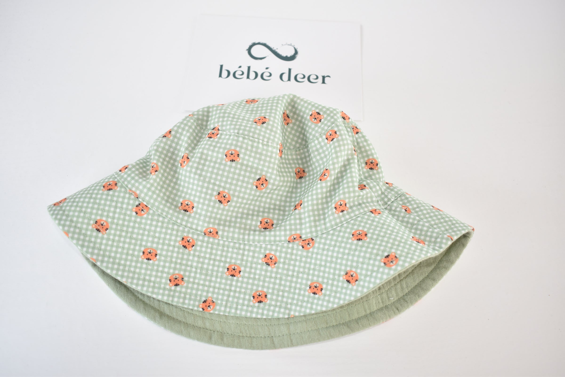 Reversible tiger sun hat