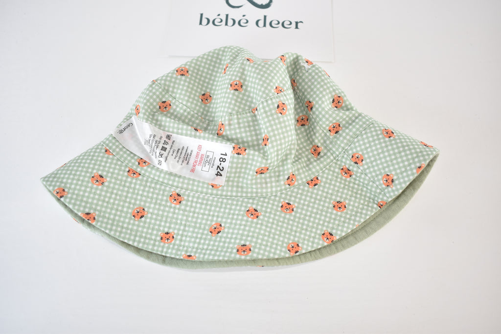 Reversible tiger sun hat