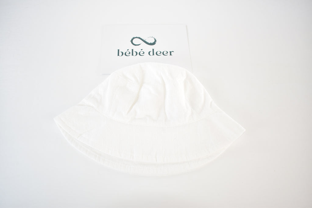 White sun hat