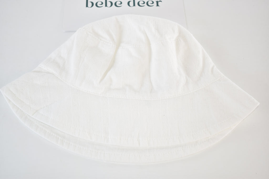 White sun hat