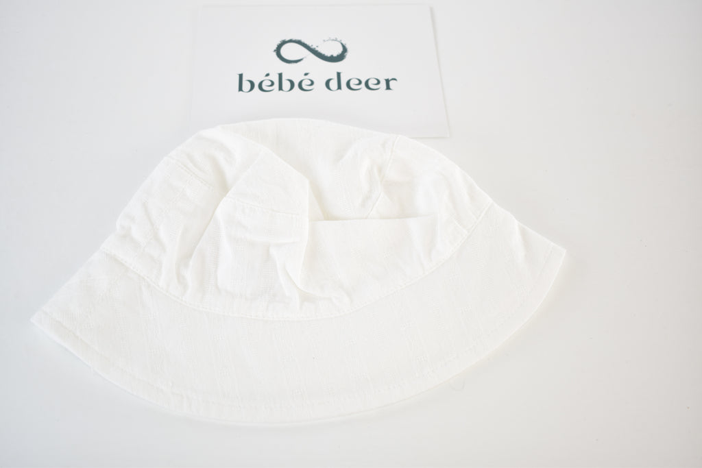 White sun hat