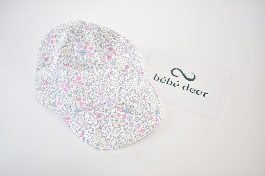 Floral summer cap