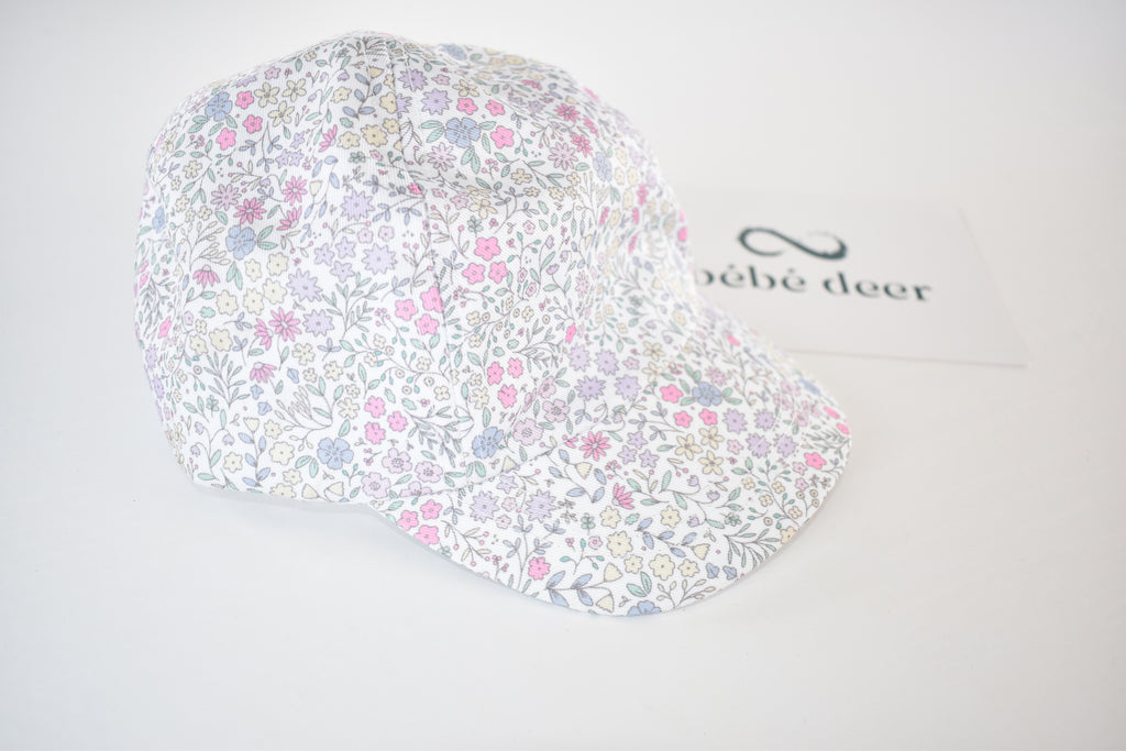 Floral summer cap