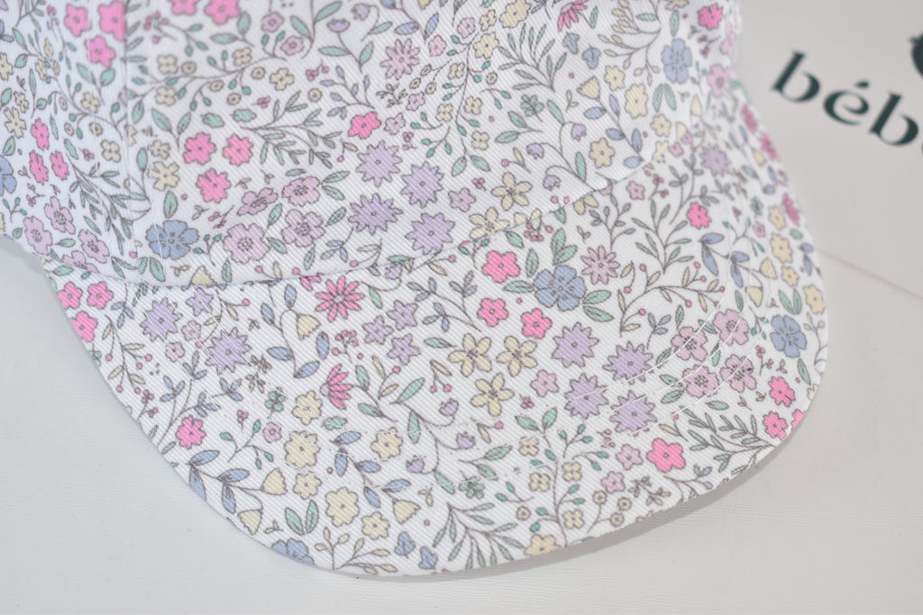 Floral summer cap