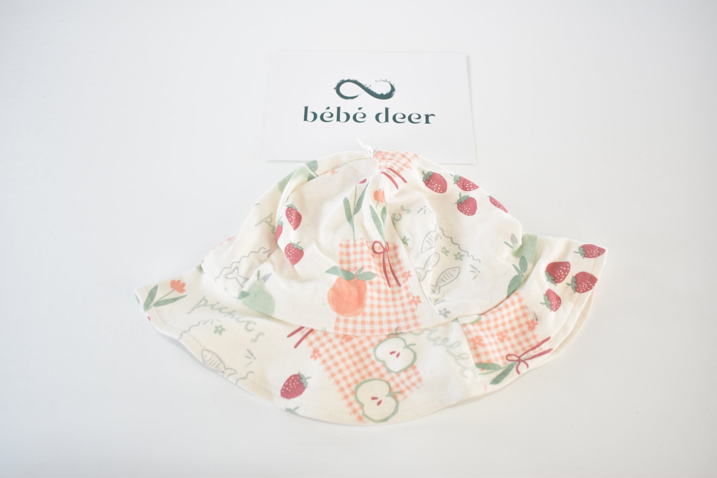 Fruit print sun hat – 12–18 months