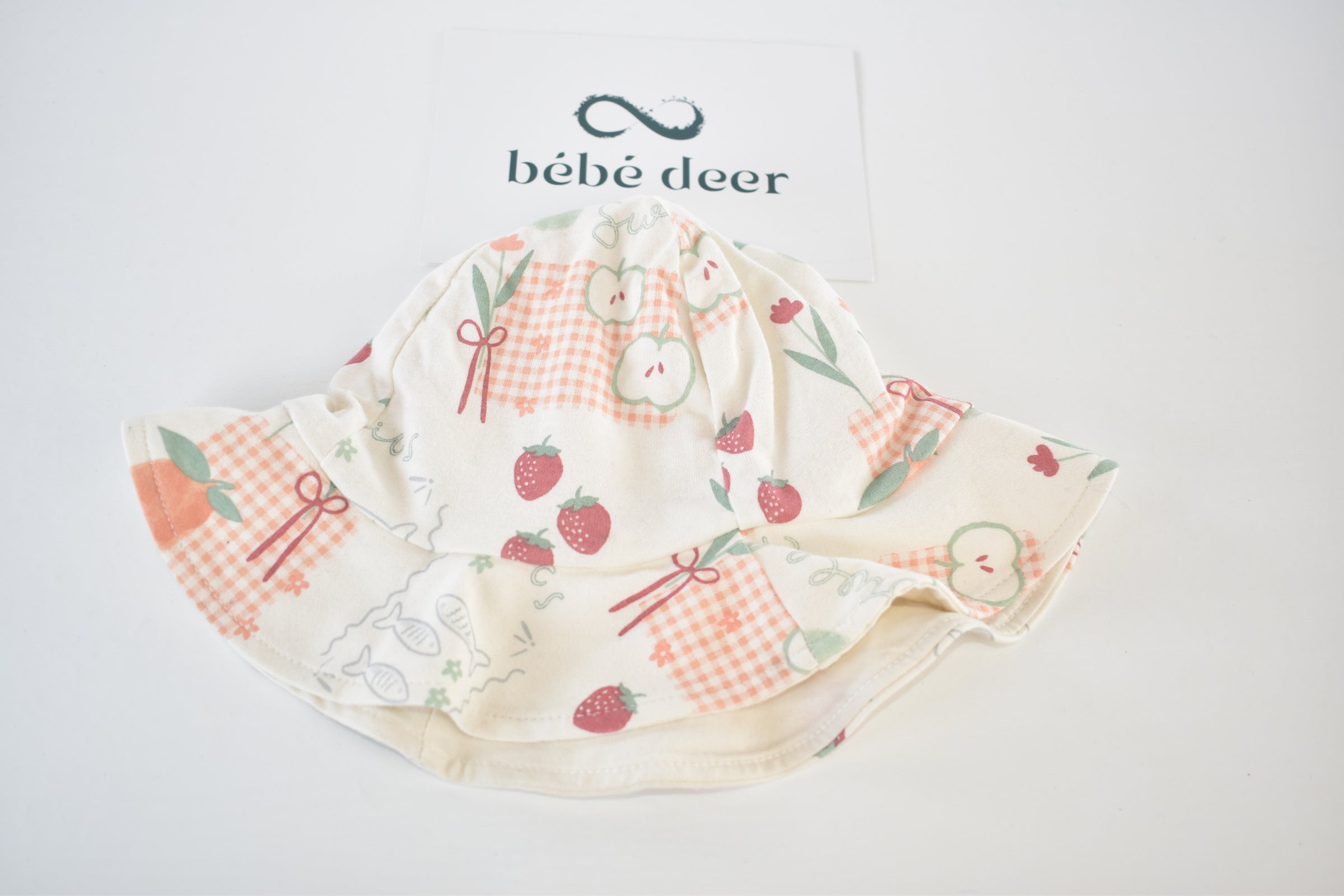 Fruit print sun hat – 12–18 months