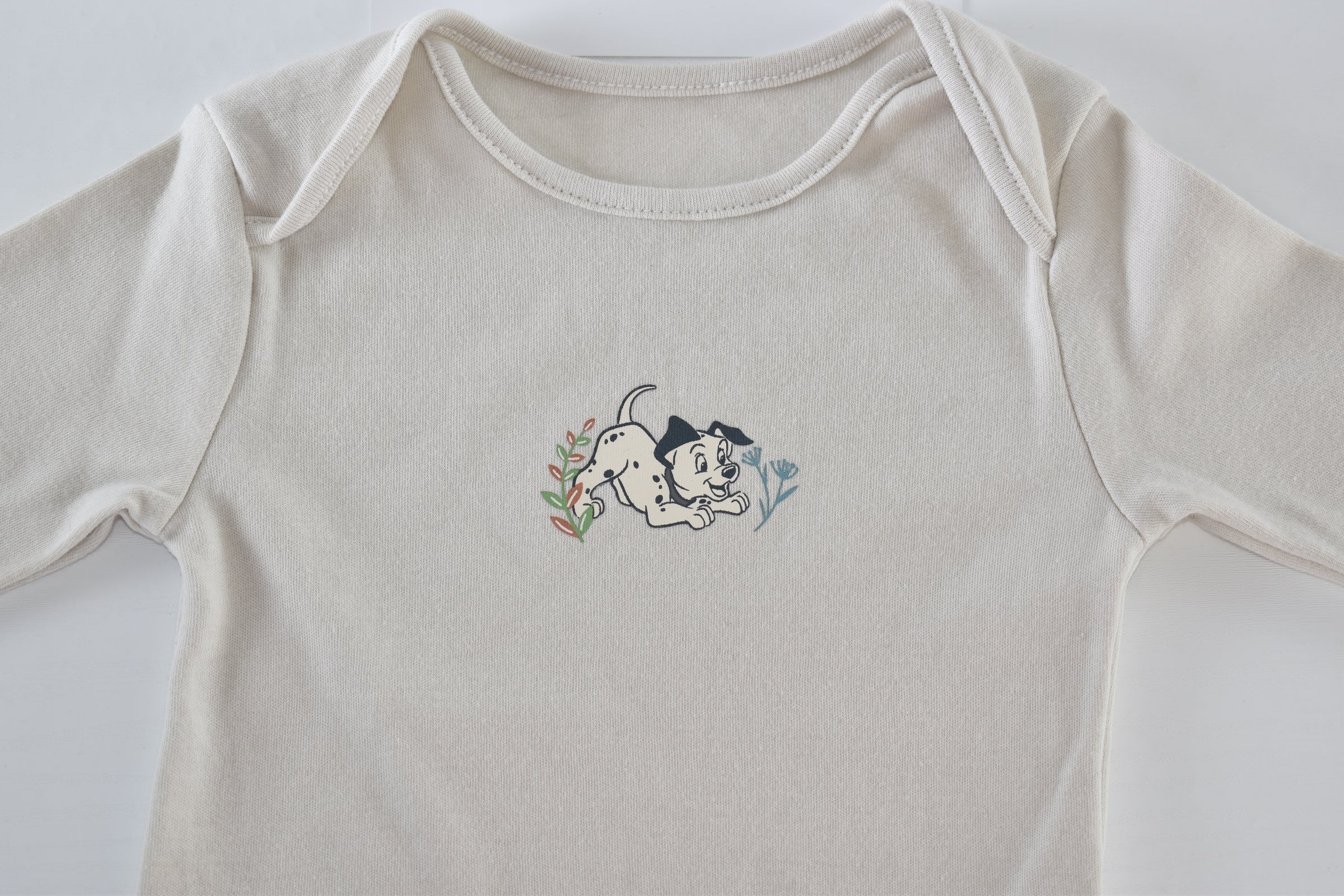 Disney 101 Dalmatians long-sleeved cotton bodysuit