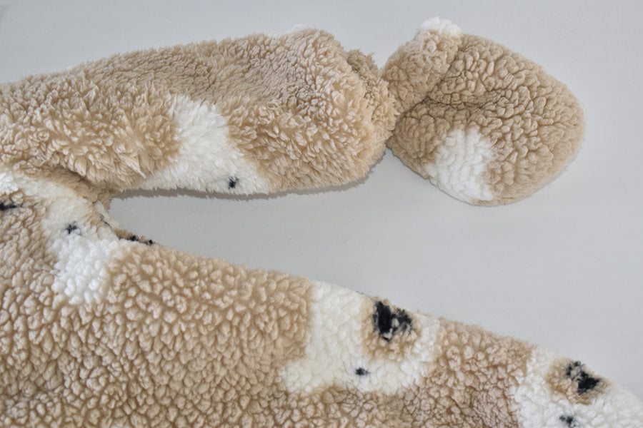 Teddy Bear Fleece Pramsuit