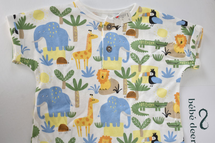 Safari Animal Print Romper
