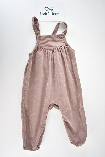 Corduroy-style dungarees