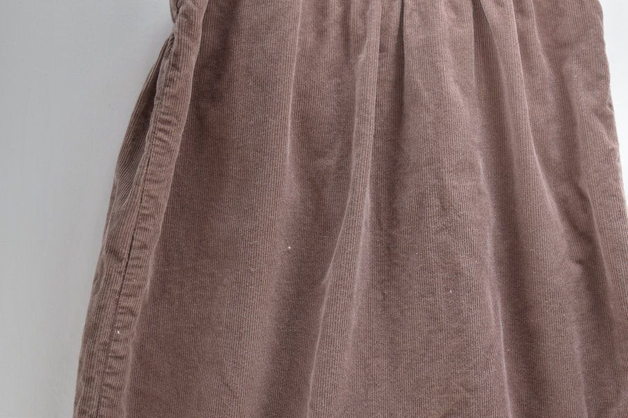 Corduroy-style dungarees