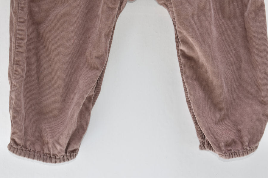 Corduroy-style dungarees