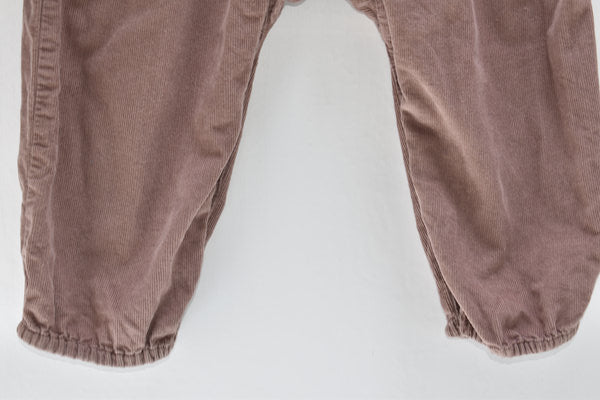 Corduroy-style dungarees