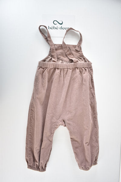Corduroy-style dungarees