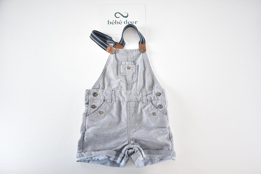 Dungaree shorts