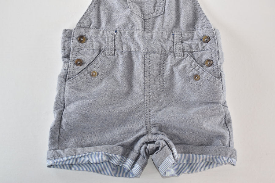 Dungaree shorts
