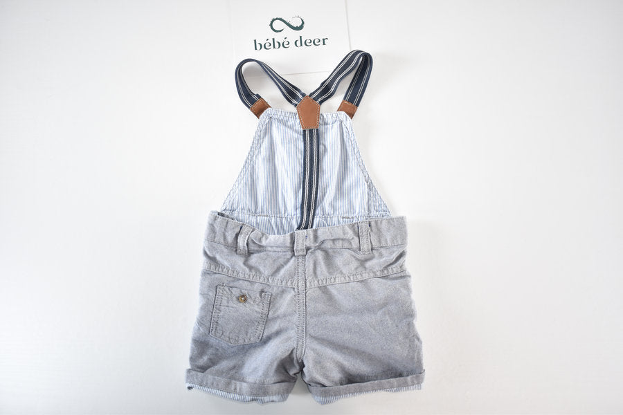 Dungaree shorts