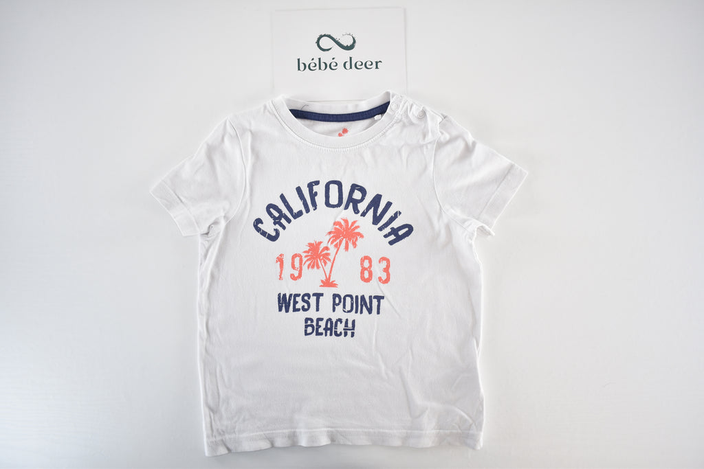 California beach short sleeve top