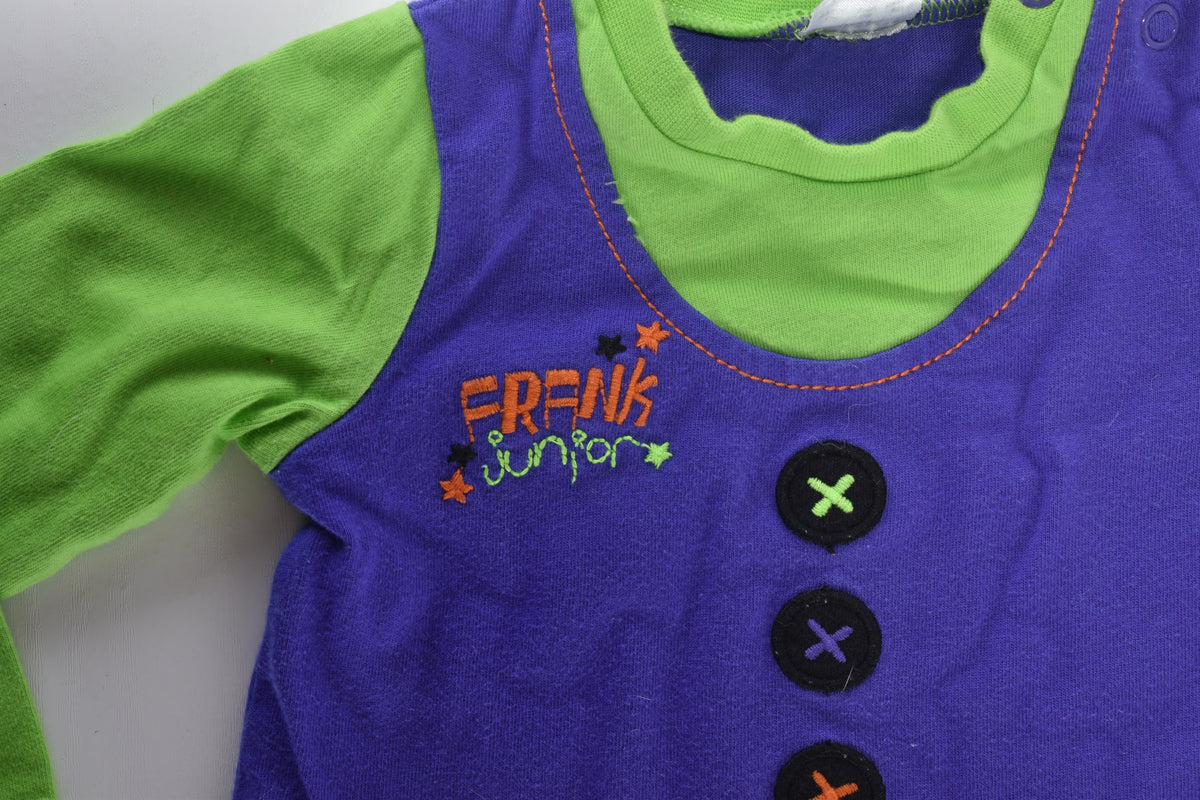 Halloween Frankenstein romper