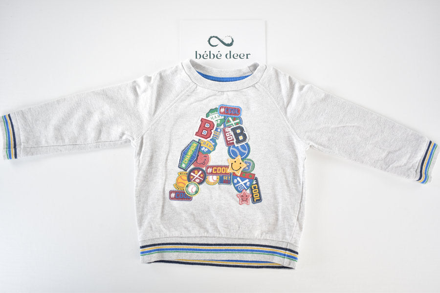 Letter A sports jumper