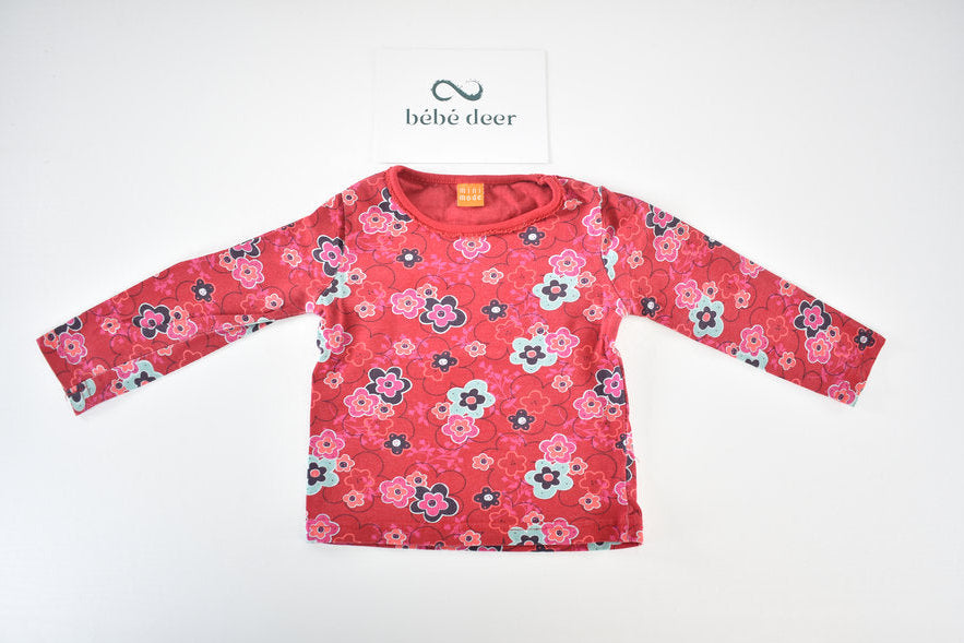 Floral long sleeve top