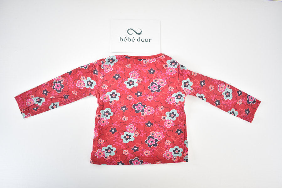 Floral long sleeve top