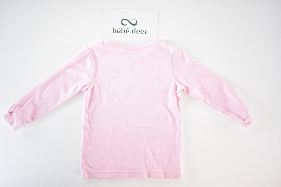 Pink butterfly top