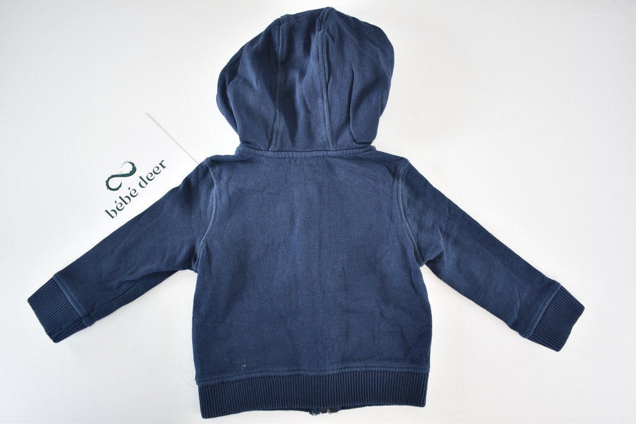 Cool dude hooded jacket with monster print hood lining