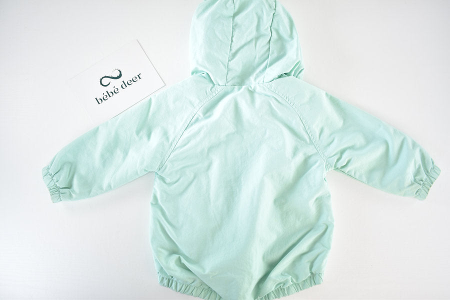 Kangaroo print hooded jacket