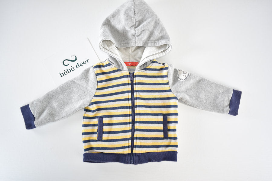Petit aventurier zip-up hoodie