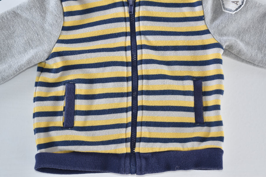 Petit aventurier zip-up hoodie