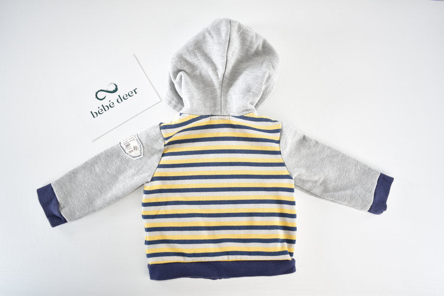 Petit aventurier zip-up hoodie