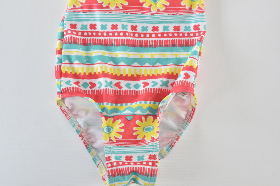 Glitter striped swimsuit
