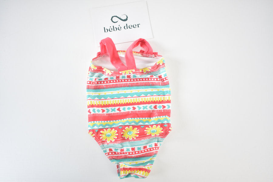 Glitter striped swimsuit