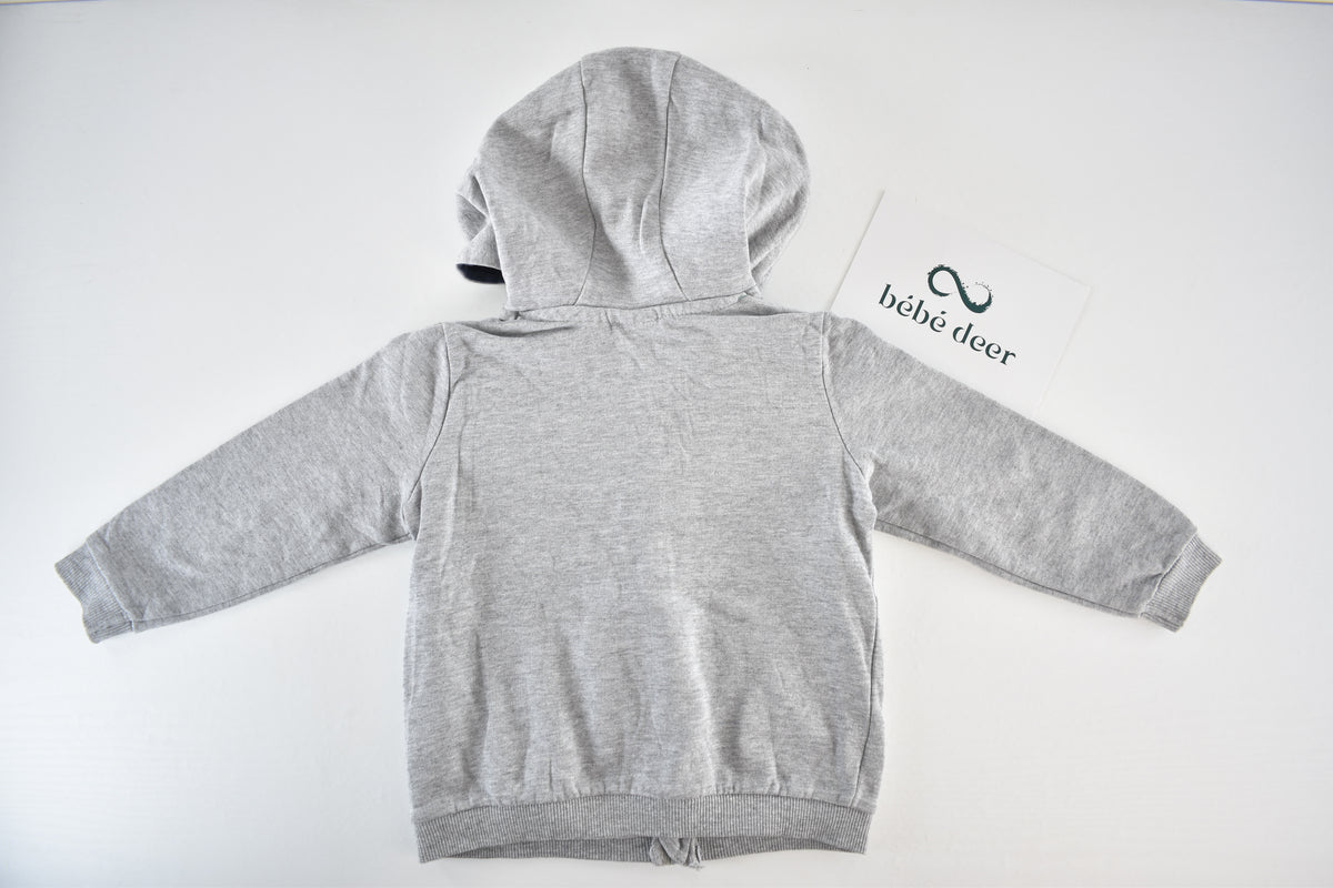 Police car lightweight zip-up hoodie