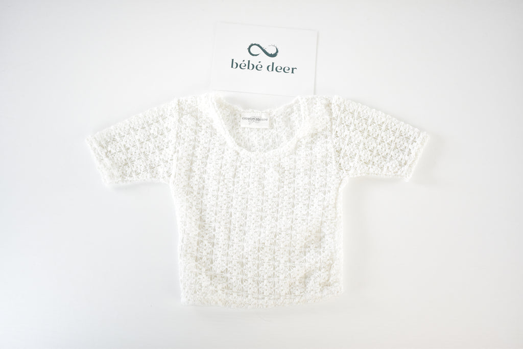 White lace top
