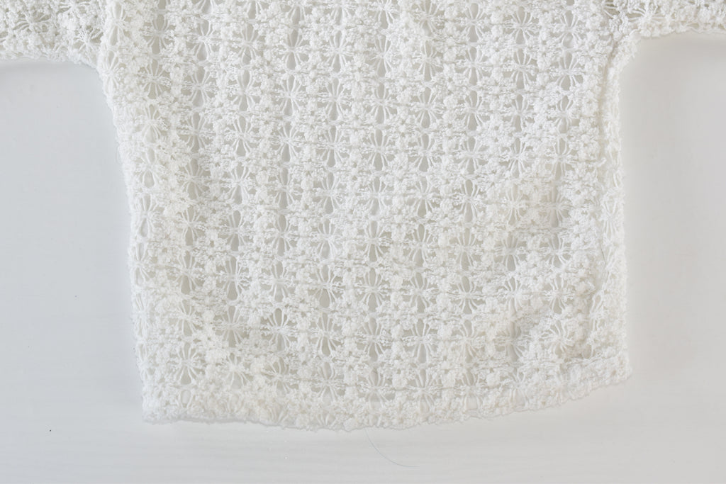 White lace top