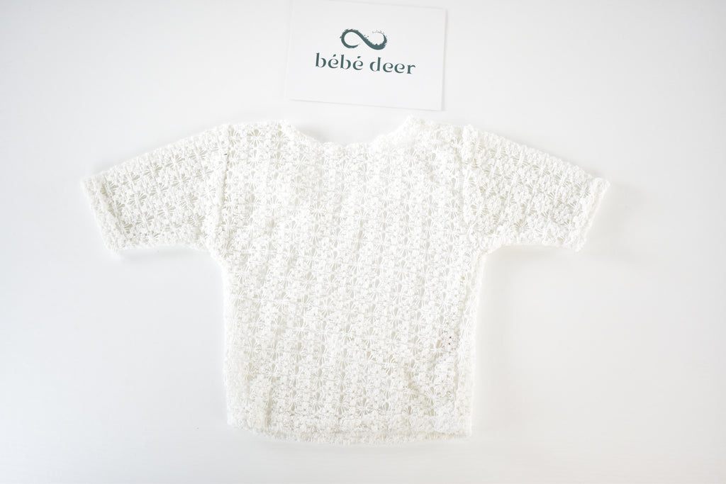 White lace top