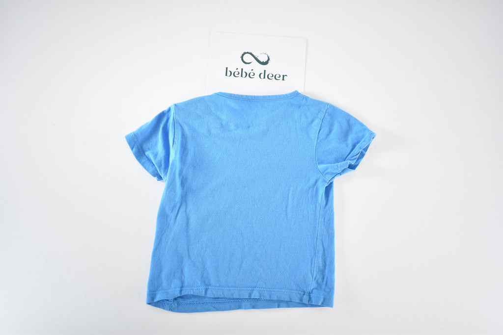 Blue slogan top
