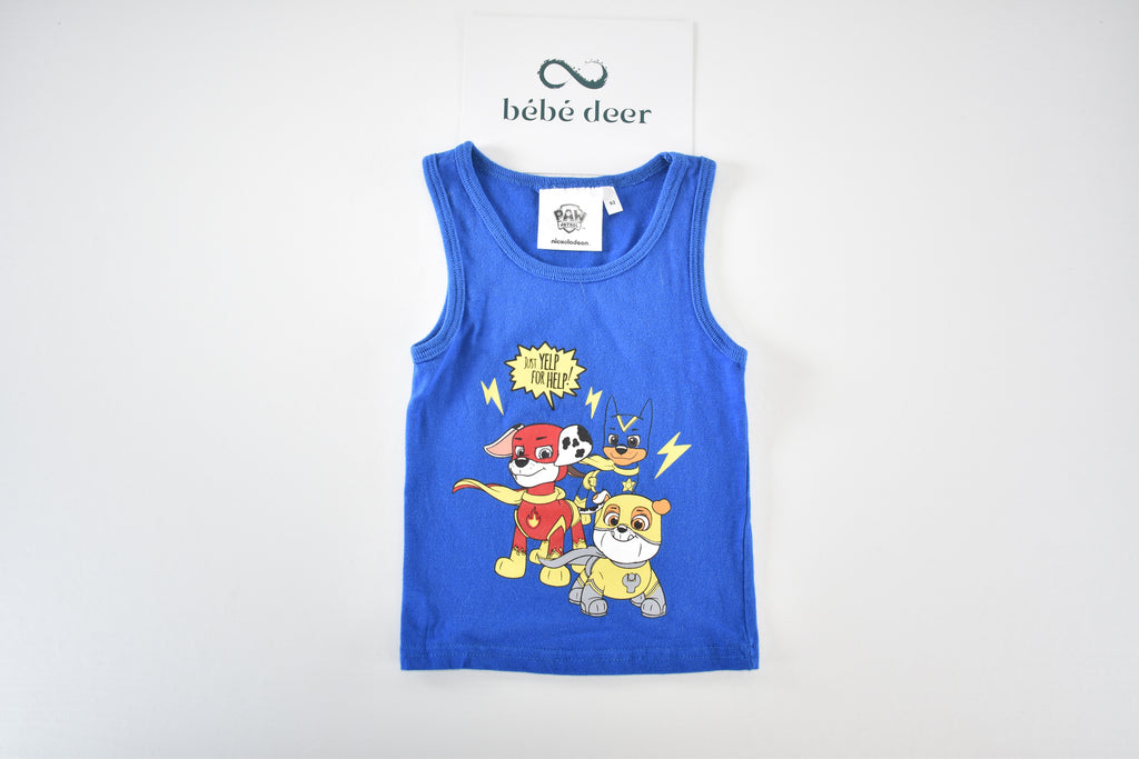 Paw Patrol superhero vest top