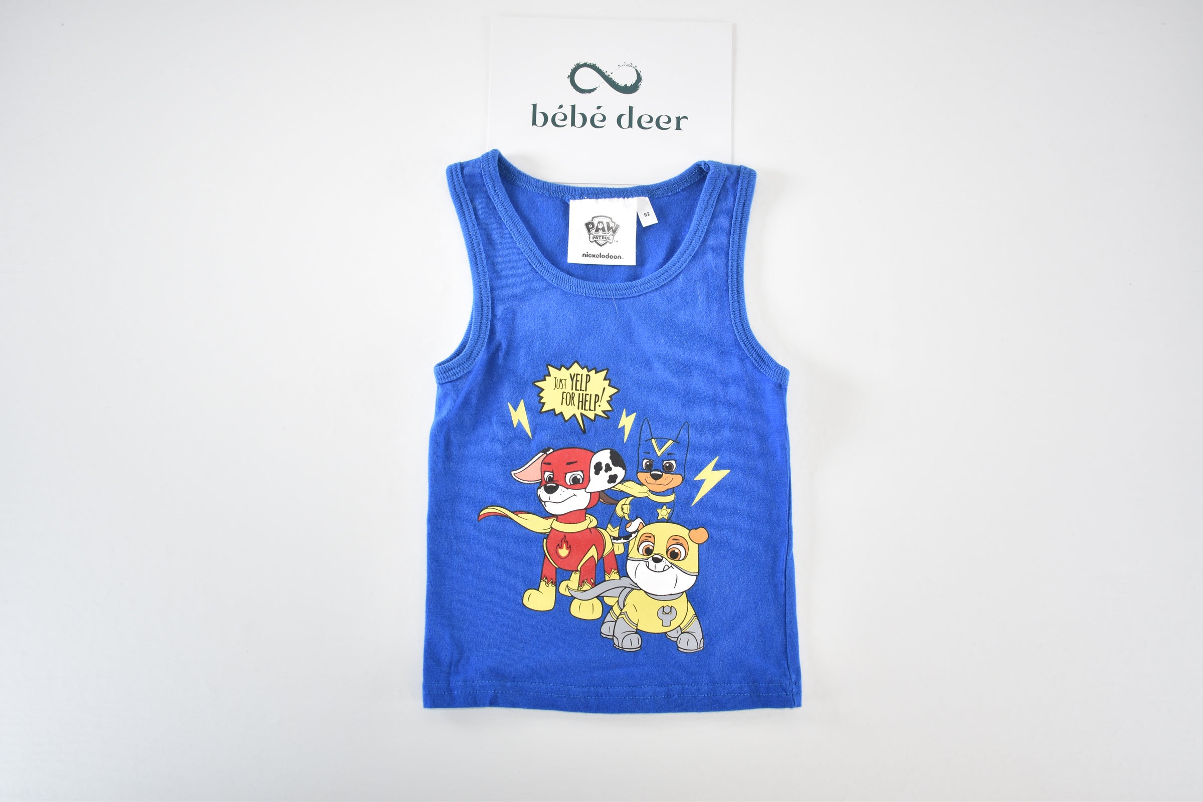 Paw Patrol superhero vest top