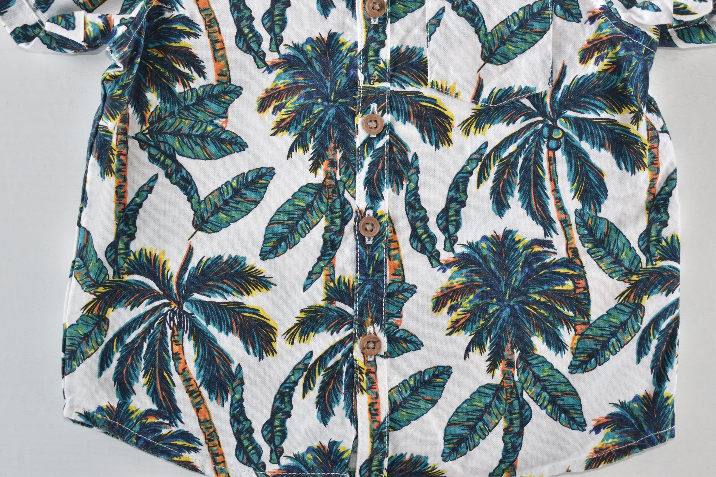 Palm tree short sleeve shirt