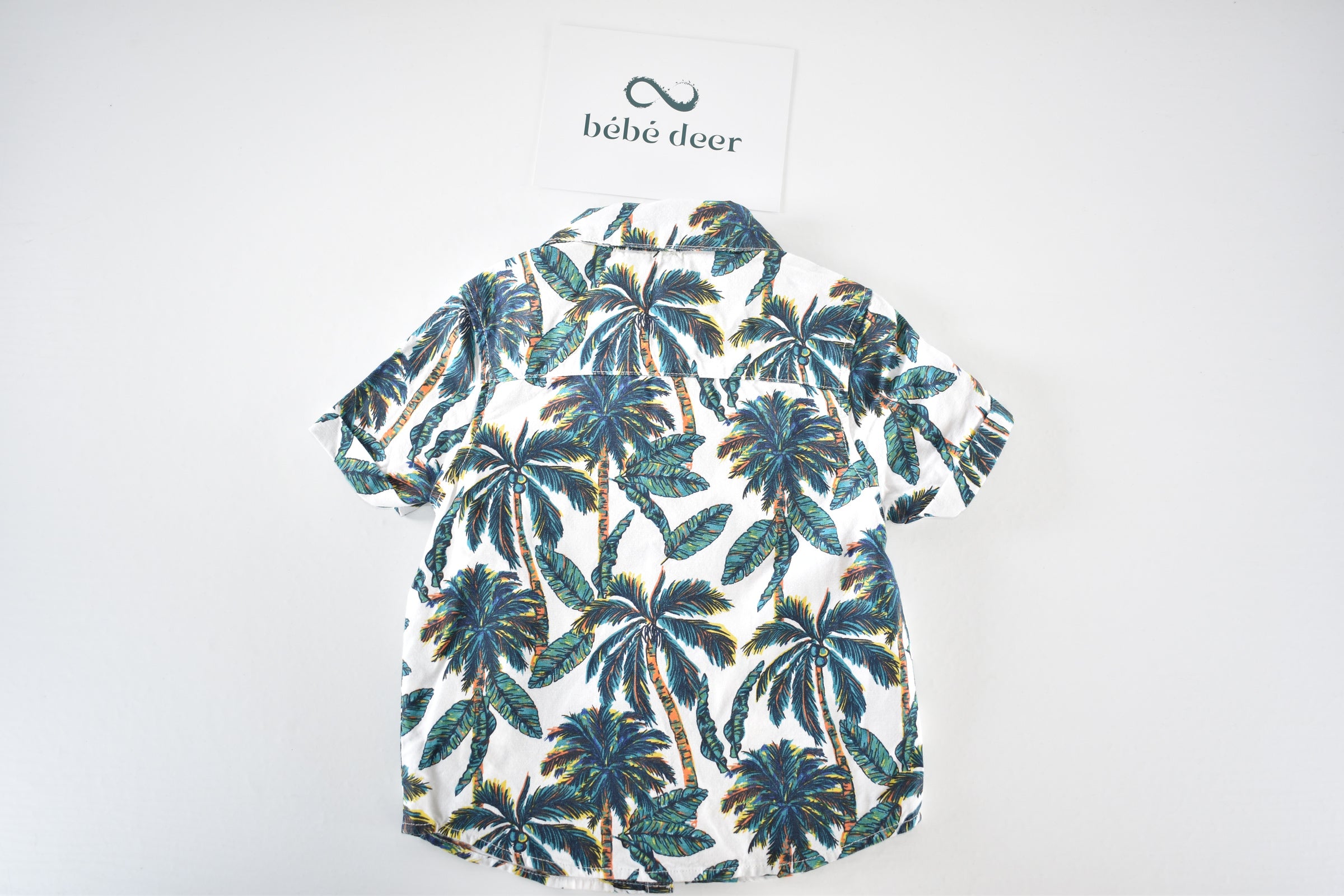 Palm tree short sleeve shirt