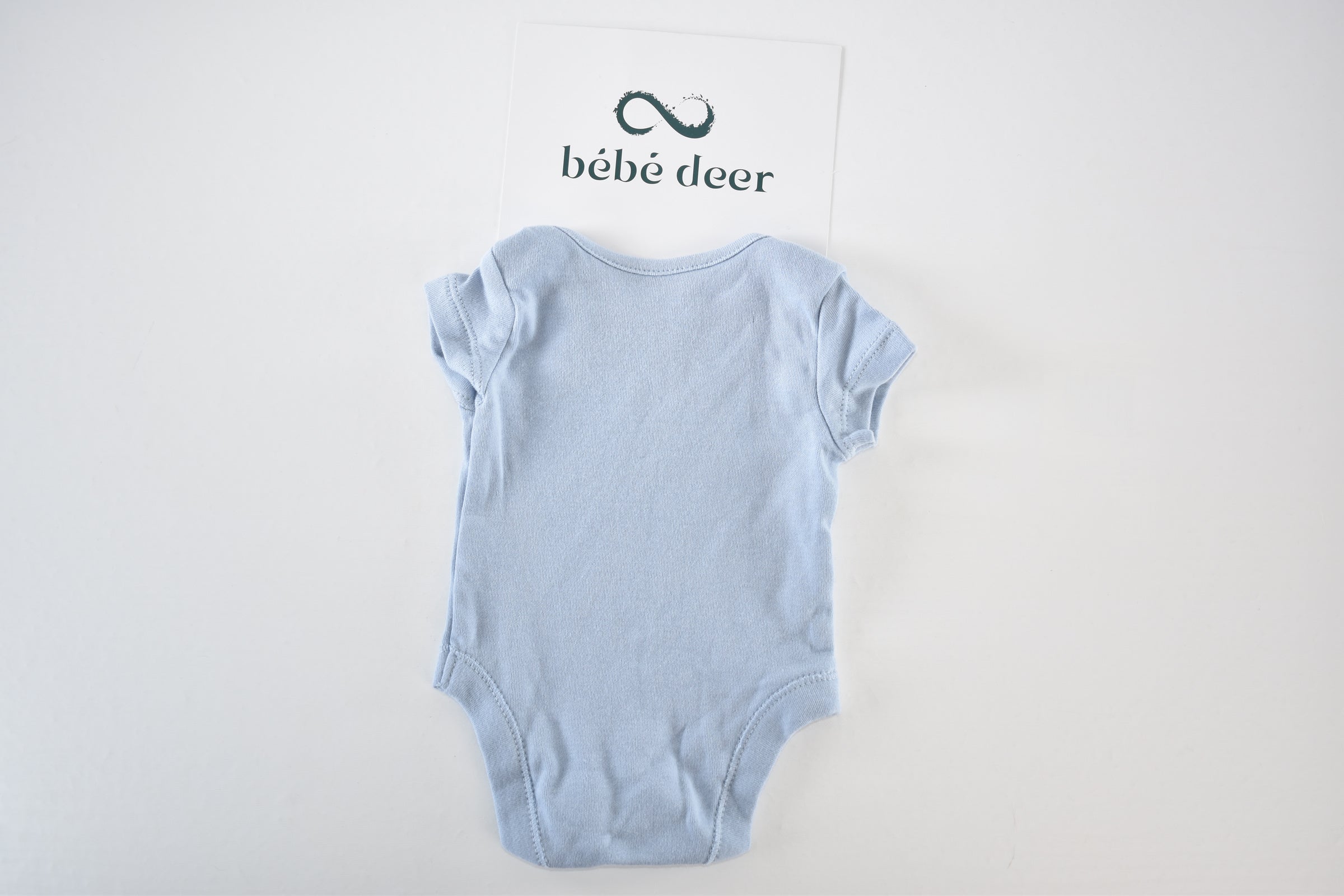 BÉBÉ NAISSANCE - Body bleu à manches courtes