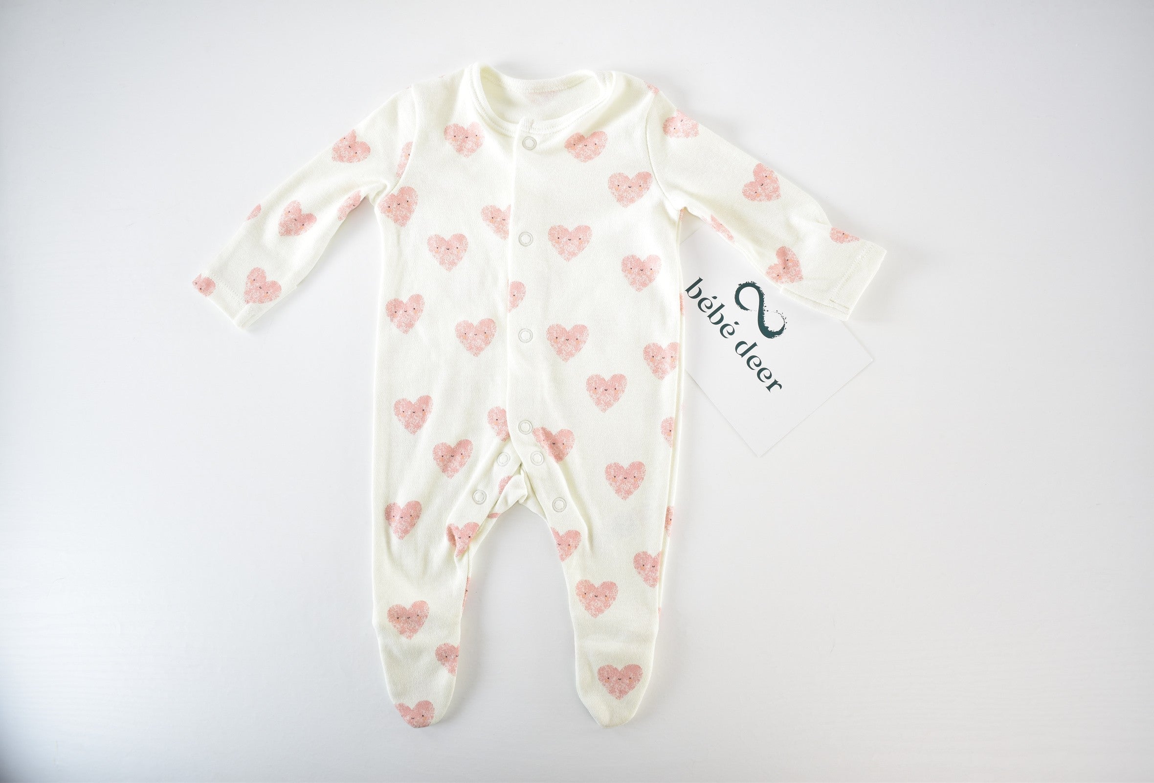 BÉBÉ - Dors-bien imprimé cœur