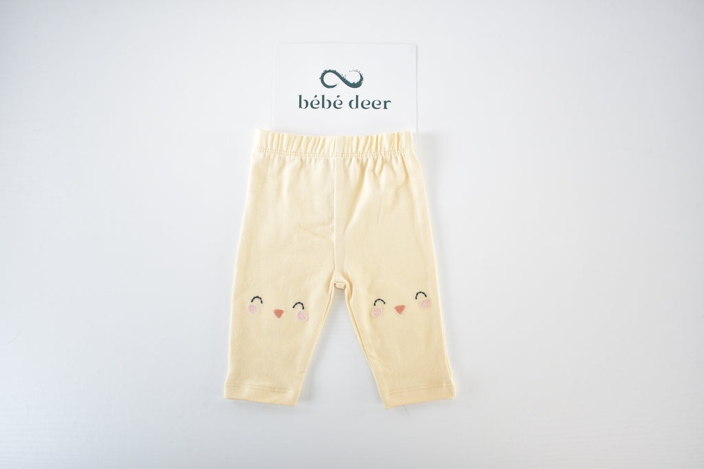 Legging brodé poussin