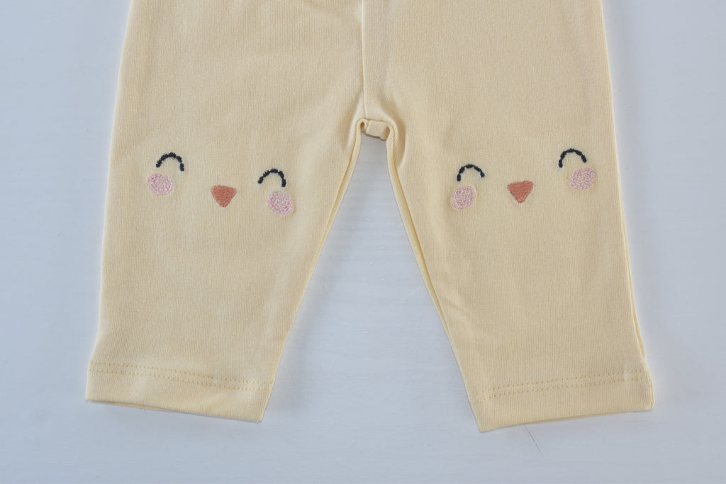 Legging brodé poussin